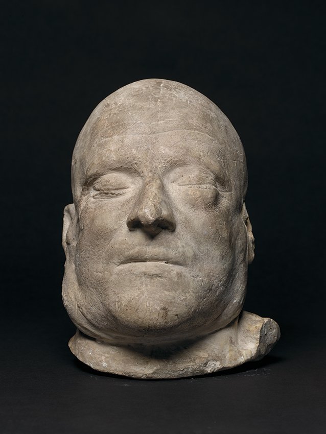 Death mask of Daniel Morgan, 1865