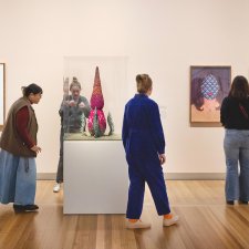 Visitors to the In Bloom exhibition, June 2025