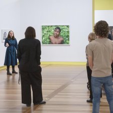 Floor talk in the National Photographic Portrait Prize 2024 exhibition