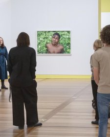 Floor talk in the National Photographic Portrait Prize 2024 exhibition