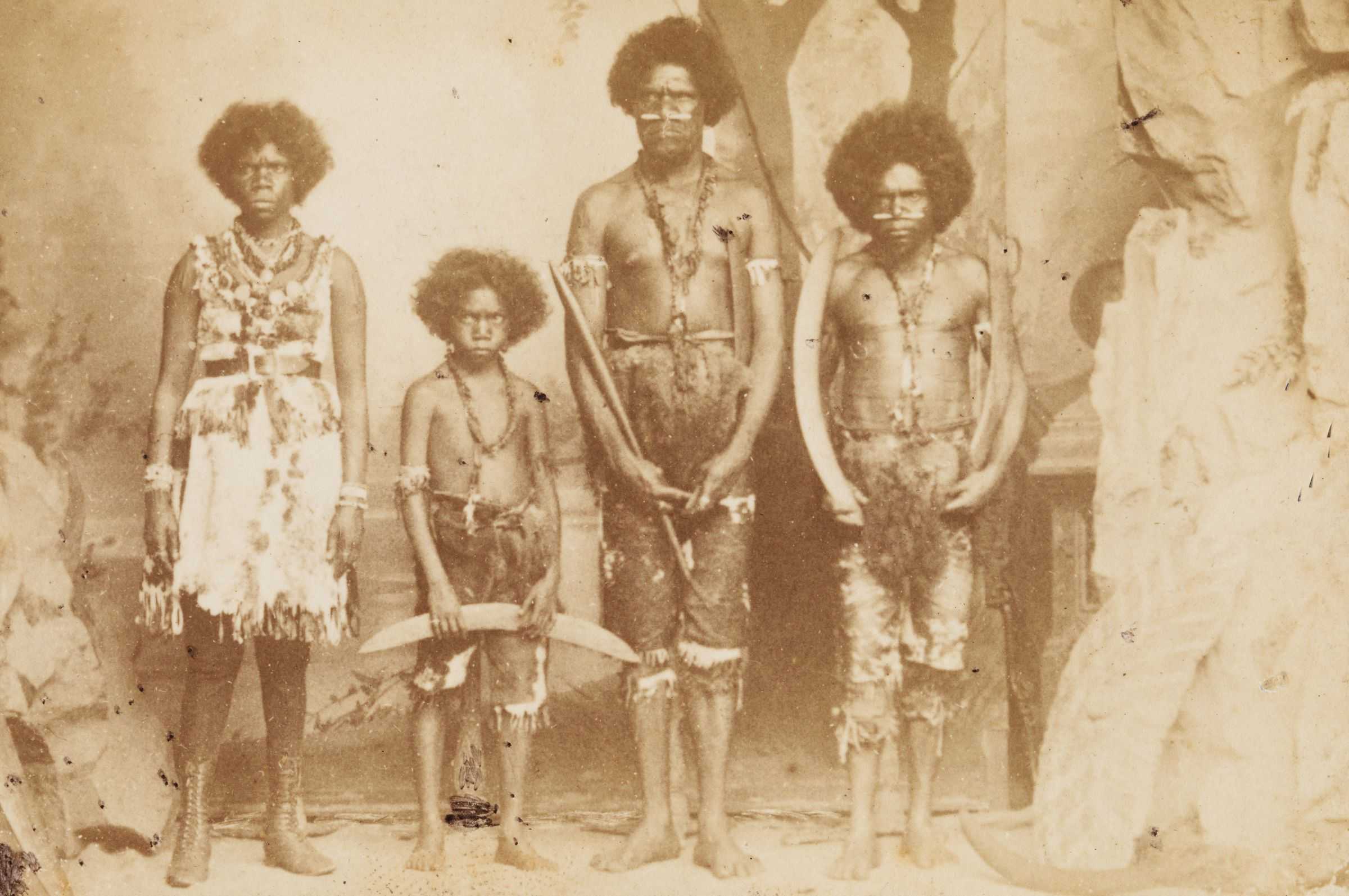 Australian Aborigines in R.A. Cunningham s touring company