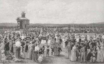 The Derby Day at Flemington