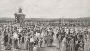 The Derby Day at Flemington
