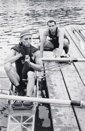 Russian oarsmen at Henley Royal Regatta, Oxfordshire