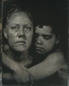 blood/memory: Brenda & Christopher I (Gurindji/Malngin/Mudburra; Mara/Nandi/Njarrindjerri/Ritharrngu; Anglo-Australian/Chinese/German/Irish/Scot) 2021, 2022 Brenda L Croft, Prue Hazelgrove (Photographic Assistant) 