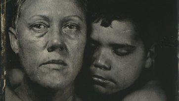 blood/memory: Brenda & Christopher I (Gurindji/Malngin/Mudburra; Mara/Nandi/Njarrindjerri/Ritharrngu; Anglo-Australian/Chinese/German/Irish/Scot) 2021, 2022 Brenda L Croft, Prue Hazelgrove (Photographic Assistant) 