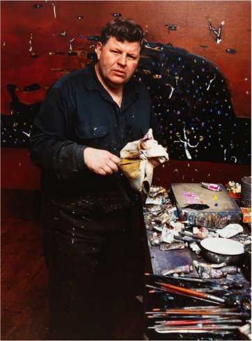 Fred Williams - Painter, 1981 by Rennie Ellis Fred Williams - Painter, 1981 by Rennie Ellis