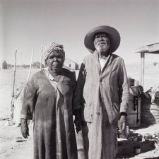 Aboriginal couple, Finniss Springs Mission, South Australia