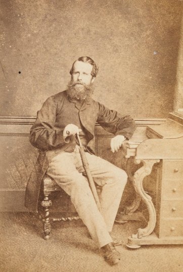 Sir Oswald Brierly, c.1870 by London Stereoscopic and Photographic Company Sir Oswald Brierly, c.1870 by London Stereoscopic and Photographic Company