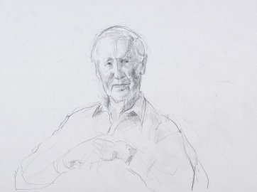 Study for portrait of Frank Fenner AC CMG MBE