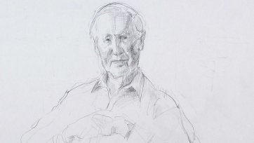 Study for portrait of Frank Fenner AC CMG MBE