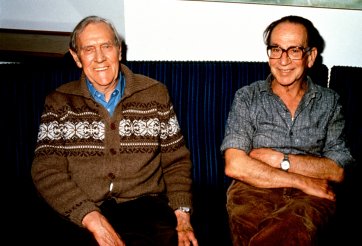 Patrick White and Manoly Lascaris at their home in Martin Road