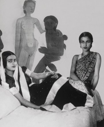 Sisters with 'two girls', 2001 From the series Re-take of Amrita
by Vivan Sundaram