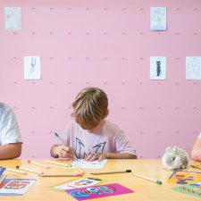 Art cart drawing activities for The Immersive World of Thom Roberts