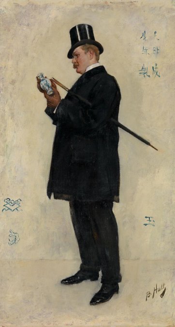 The connoisseur, c. 1890 Bernard Hall