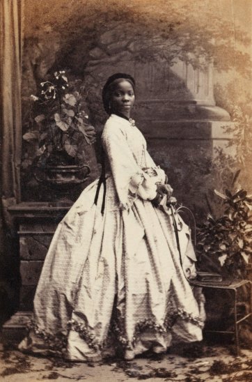 Sarah Forbes Bonetta (Sarah Davies), 1862 (detail)