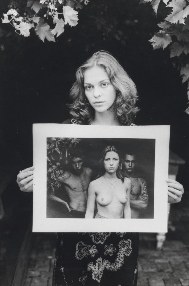 Juliet holding Vale Street, 1976