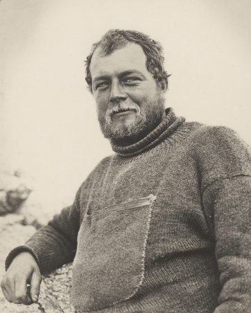 Portrait of Alfred Hodgeman, cartographer and sketch artist, main base party, c. 1911-1914 Frank Hurley