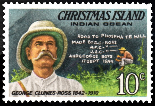 George Clunies-Ross stamp issued 1978