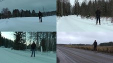 Hiljaisuus: Four Walks, 2016 by Luke Aleksandrow, video: 9 minutes