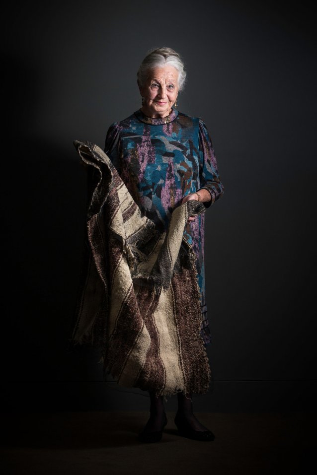 Olga and her blanket, 2015