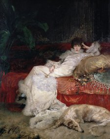 Sarah Bernhardt, 1876 by Georges Clairin