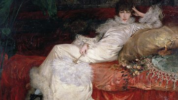 Sarah Bernhardt, 1876 by Georges Clairin