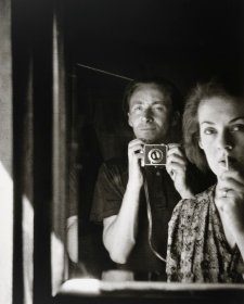 In the mirror: self portrait with Joy Hester