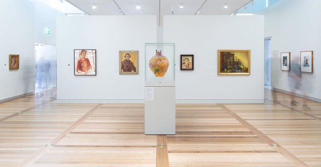 Collection display in Gallery Eight, March 2022