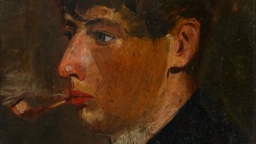 Portrait of Norman Lindsay as a student