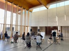 Drawing in the Gordon Darling Hall