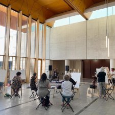 Drawing in the Gordon Darling Hall