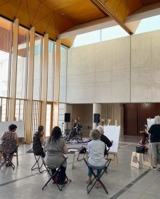 Drawing in the Gordon Darling Hall