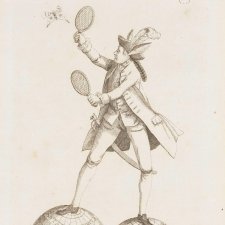 The Fly Catching Macaroni (Sir Joseph Banks)
