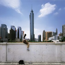 On the wall – Guangzhou (II), 2002 by Weng Fen