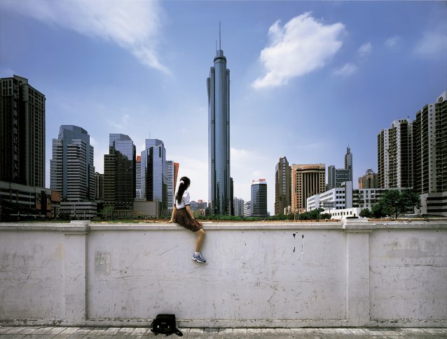 On the wall – Guangzhou (II), 2002