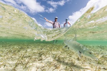 Christiaan Pretorious, Travis Sands, bonefish – Abaco Island, Bahamas