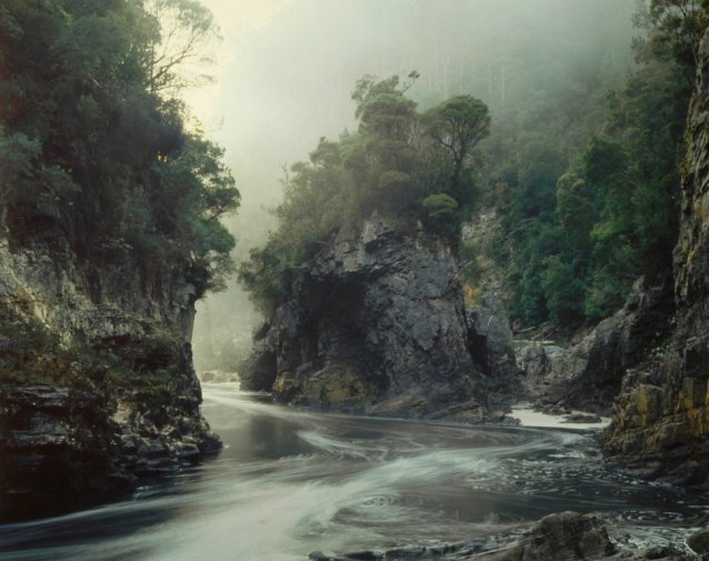 Rock Island Bend. Franklin River, South West Tasmania, 1979