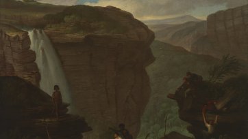 Waterfall in Australia, c. 1830 by Augustus Earle