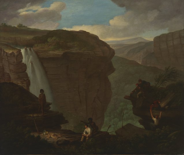 Waterfall in Australia, c. 1830