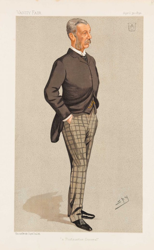 'A Postmaster General'  (Sir James Fergusson) (Image plate from Vanity Fair)