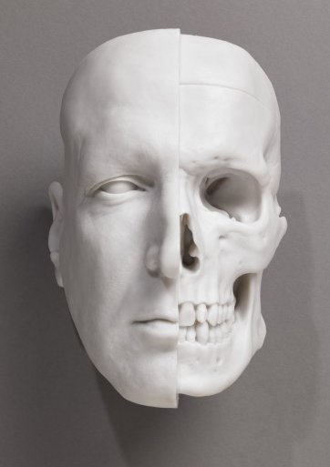 Maquette for 'Divide (Self portrait)'