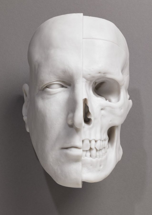 Maquette for 'Divide (Self portrait)'
