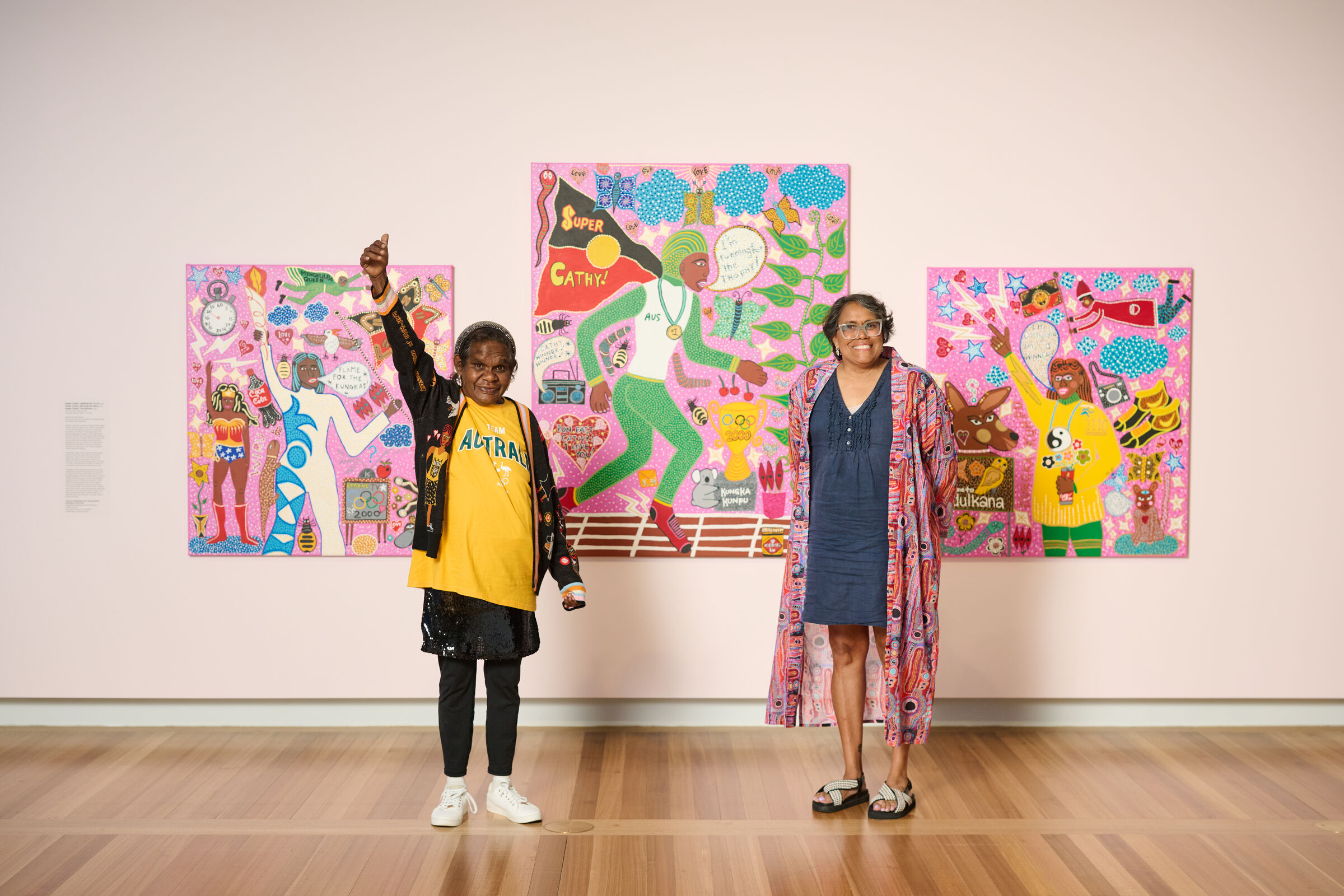 Cathy Freeman meeting Kaylene Whiskey