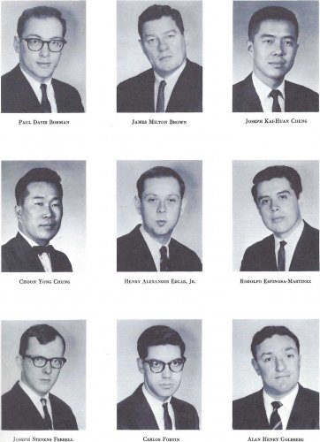 Yale University Graduation Book, 1964 [Alan bottom-right]