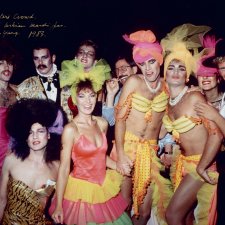 Graham Sylvester's crowd, Sydney Gay & Lesbian Mardi Gras, 1983 William Yang