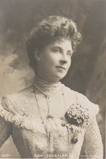 Ada Crossley, c. 1900 by Rotary Photo Co. Ltd Ada Crossley, c. 1900 by Rotary Photo Co. Ltd