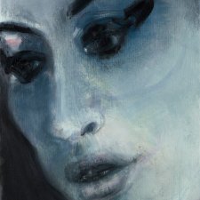 'Amy-Blue' (Amy Winehouse), 2011 Marlene Dumas