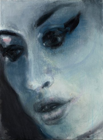 'Amy-Blue' (Amy Winehouse), 2011 Marlene Dumas