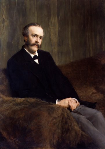 Arthur James Balfour, 1st Earl of Balfour, exhibited 1891 Sir Lawrence Alma-Tadema